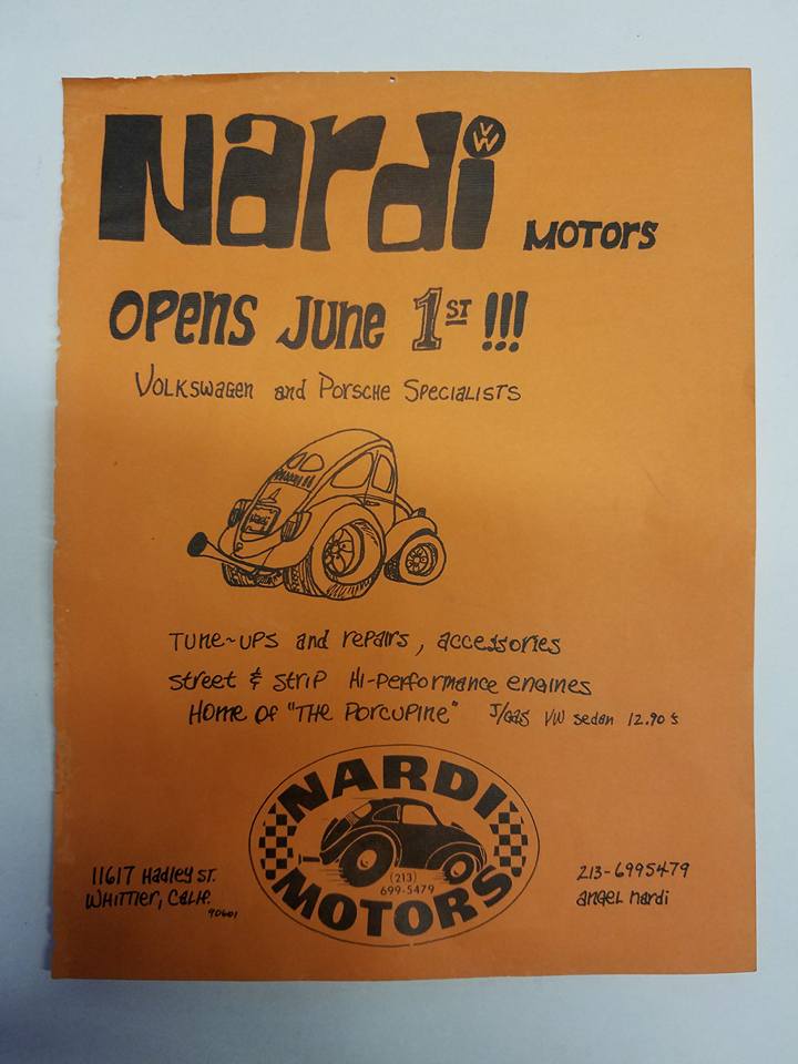 original nardi motors flyer